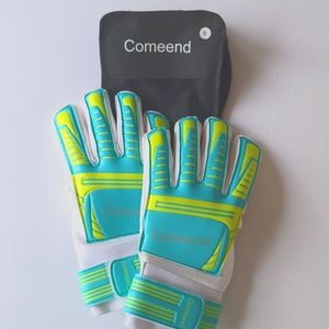 Cameend Youth/ Adult Goalkeeper Gloves Size 8 Aqua/Yellow